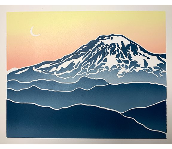 "Tahoma Sunset" - Kathy Anderson